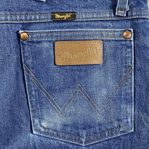 Wrangler Jeans 36x30 Blue 13MWZ Straight Washed Out Western STARCH ...
