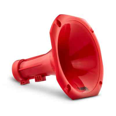 DS18 PRO-H110 Red Screw-on Plastic Trumpet Horn with 1'' Throat - 6.14'' Depth