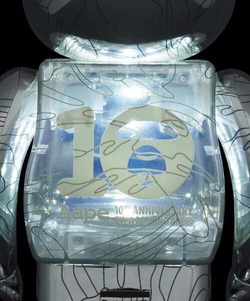 BE@RBRICK AAPE BY A BATHING APE 10th Anniversary 100% 400 BE@RBRICK AAPE BY A BATHING APE 10th Anniversary 100% 400