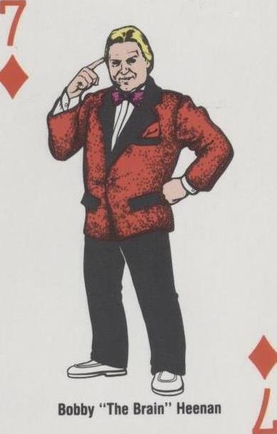 1988 WWF Super Stars Playing Cards - Bobby Heenan #7D - 1 of 1