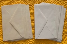 Lot of 19 Envelopes Beige White 6 3/4 x 4 New Unbranded