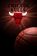 Chicago Bulls Wall Art Print NBA Gift Man Cave POSTER CANVAS