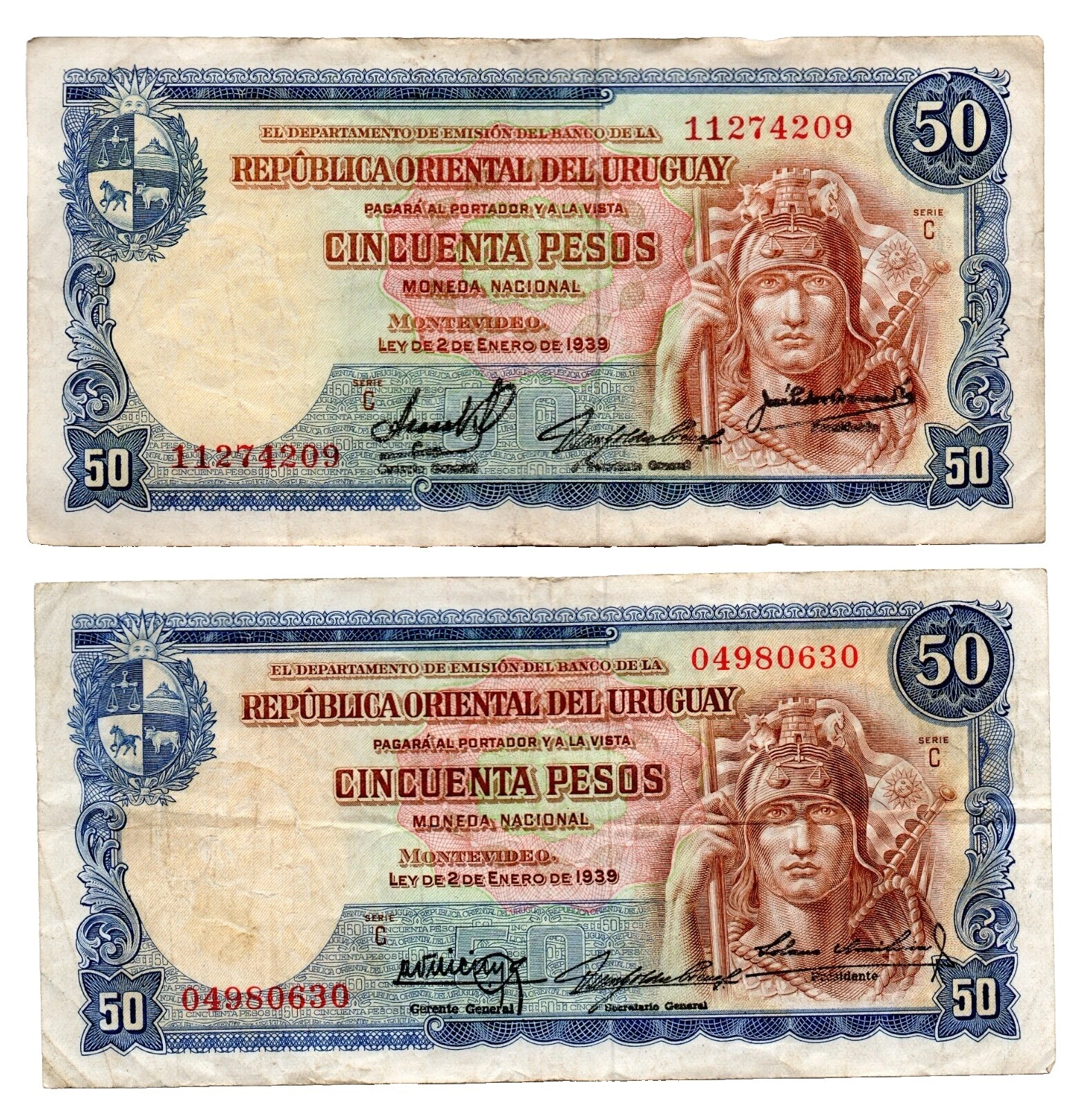 1939 Year World Paper Money