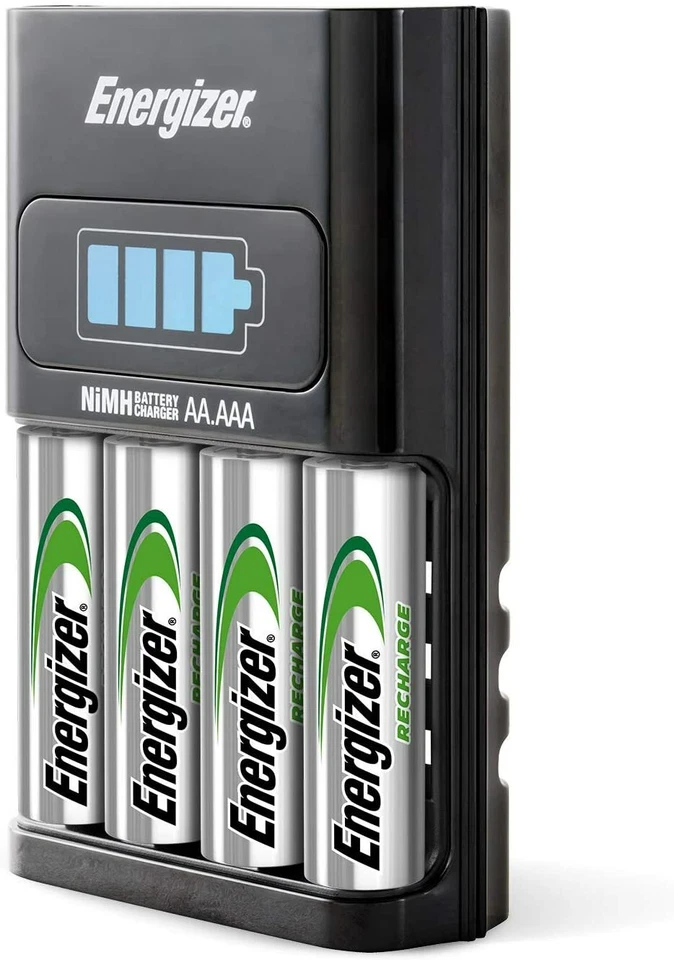 Energizer MAXI Charger for AAA & AA NiMH + 4 AA 2000 mAh batteries Recharge - Image 2 of 4