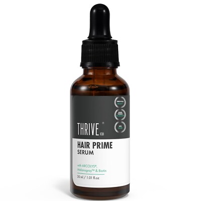 thrive co anti grey prime hair serum 30 ml Reverses & Limits Greying Non Sticky