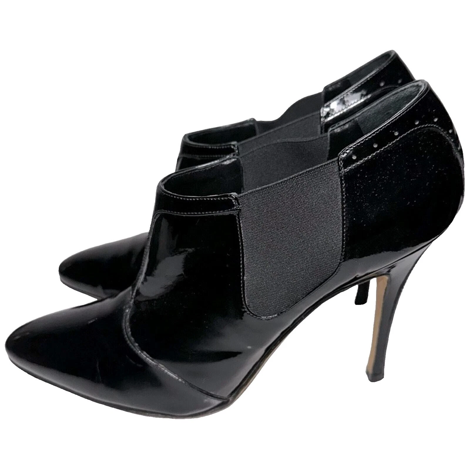 Botas de Cuero Charol Manolo Blahnik para Mujeres