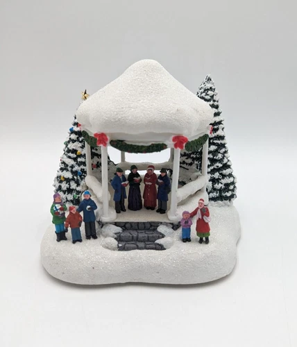 2023 Teleflora Thomas Kinkade Sweet Sounds Of Christmas Light Up Figurine