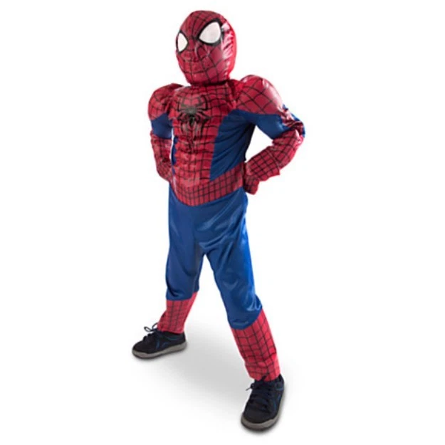 NUEVO Disfraz Disney Store Superhéroe Increíble Spiderman Deluxe Talla 4 Nuevo con Etiquetas Foto 2 de 4