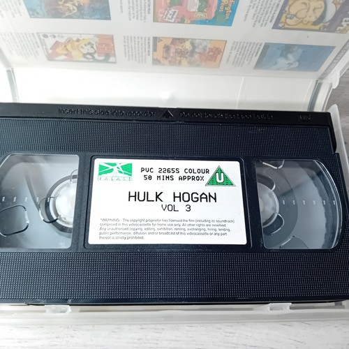 HULK HOGANS ROCK N WRESTLING VOL 3 VHS - RARE RETRO VIDEO TAPE - Picture 2 of 4