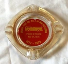 Vintage Advertising Glass Ashtray Union Fire Co No 1 Walnuttown, PA