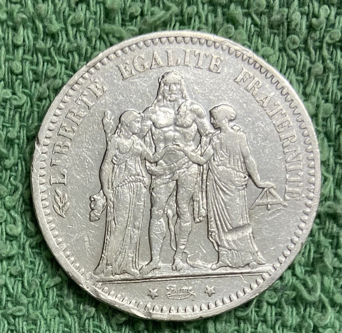 Pièce argent 5 Francs Hercule 1875 France A | Kaufen auf Ricardo