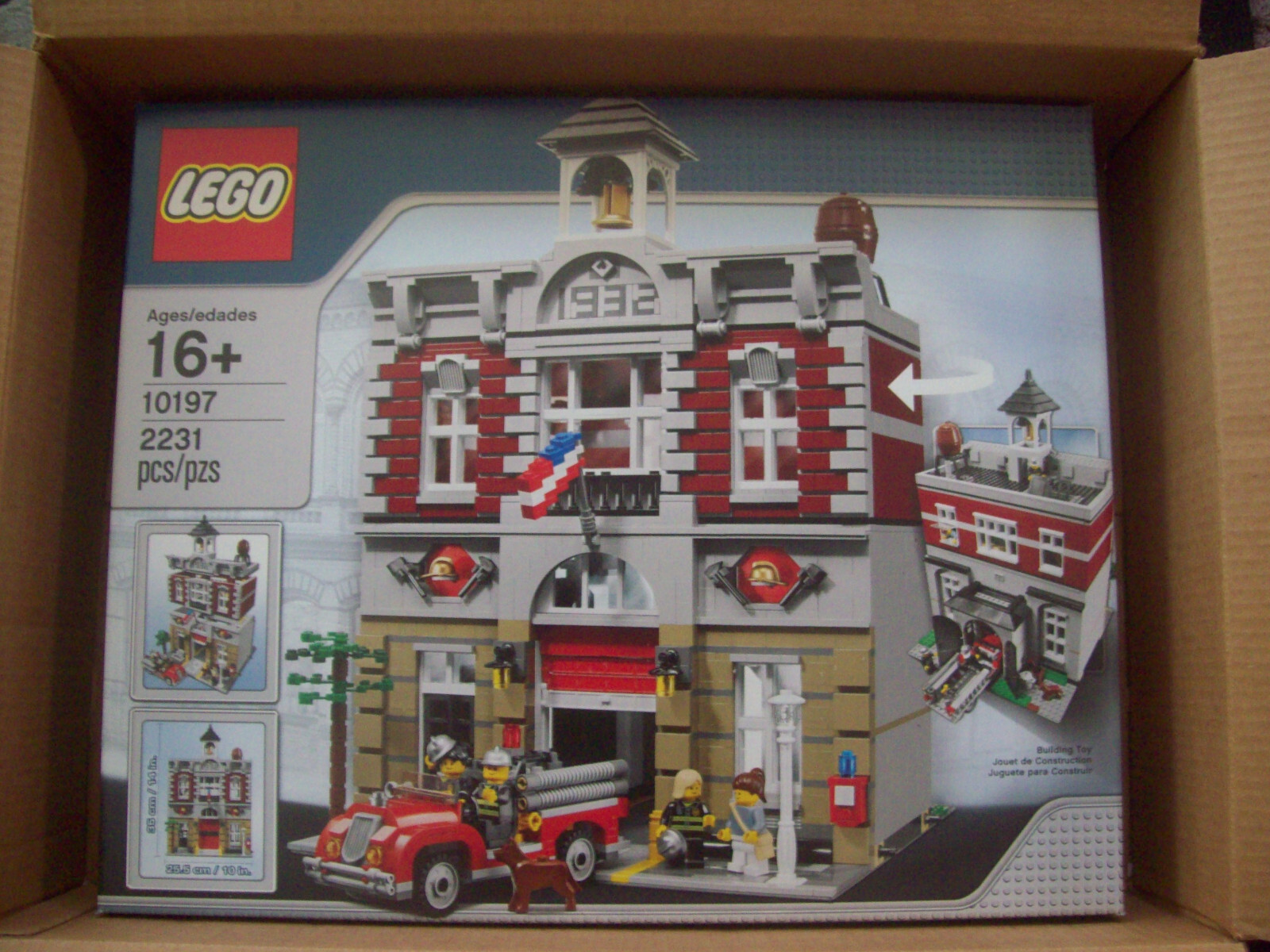 landmænd indeks Traktor LEGO Advanced Models: Fire Brigade (10197) for sale online | eBay