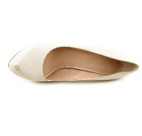 BCBGeneration Parade White Suede Leather Platforms Pumps Stiletto 10 M New w Box - Picture 3 of 4
