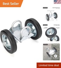 6" Rolling Gate Wheel Carrier Heavy Duty for Driveway Chain Link Fence, Gate ...