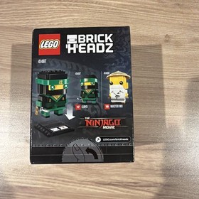 LEGO BRICKHEADZ Ninjago: Lloyd (41487) and Master Wu (41488) NEW SEALED RETIRED