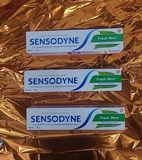 SENSODYNE TOOTH PASTE 75G 2.60Z (PACK OF 3) MINT FLAVOR
