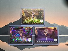 (3) 2024 Panini Photogenic WWE EVE TORRES #80 WEDGES /49 DIAMOND /75 SILVER /99 