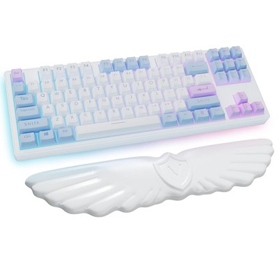 Angel Wing Cloud Keyboard Wrist Rest, Soft Leather Memory Foam Keyboard Wrist...