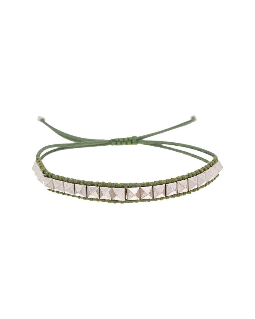 Браслет Valentino Rockstud Мужской зеленый Uni 31490₽