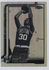 2025-26 Topps Chrome Negative Refractor Sam Hauser #14 5y7