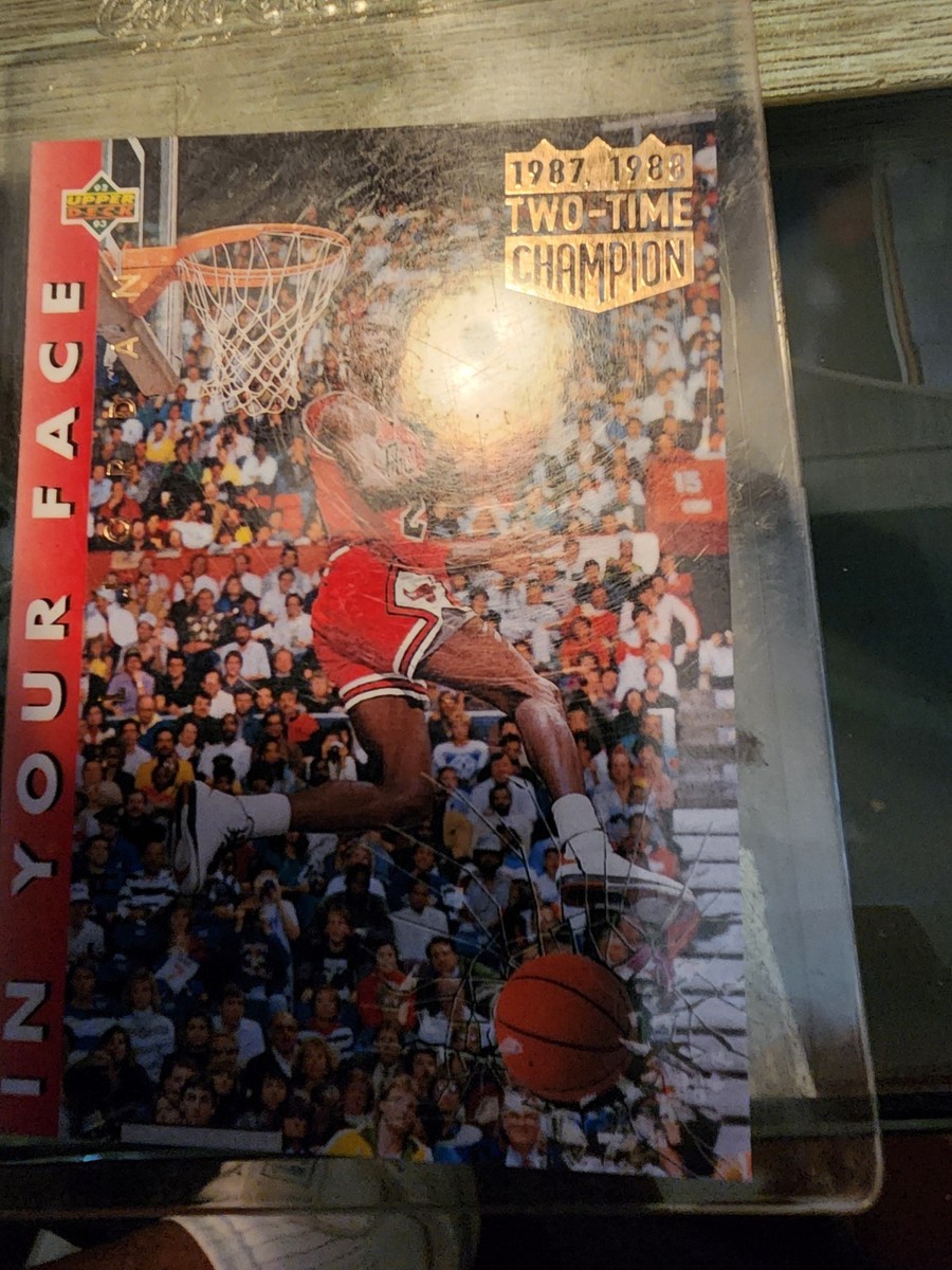 1992-93 Upper Deck Michael Jordan #453 In Your Face Error | eBay