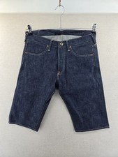 Baird Jeans Shorts Mens 30 Selvedge Jorts Raw Blue Japan Denim Slim Made in USA