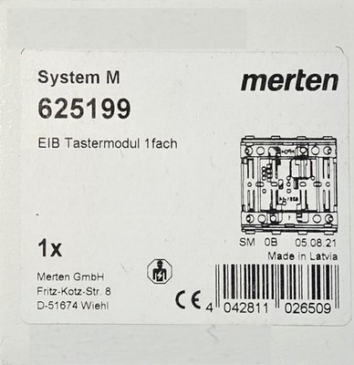 Merten 625199 KNX-Tastermodul 1-fach System M