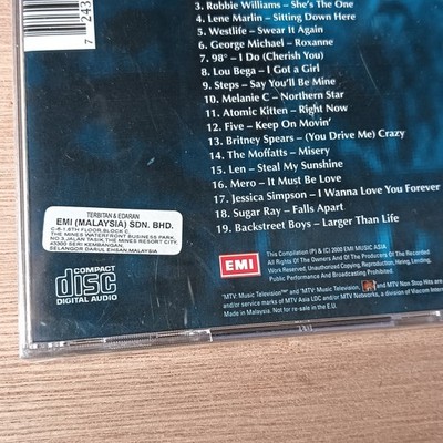 MTV non-stop hits - Rare 2000 Malaysia Limited Edition Gold CD NOS