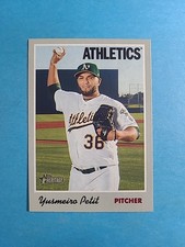 Yusmeiro Petit 2019 Topps Heritage Baseball Card # 41 J5938