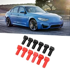 12Pcs Battery Terminal Boot Insulating Cover 6 Red 6 Black Cable Lug Protector