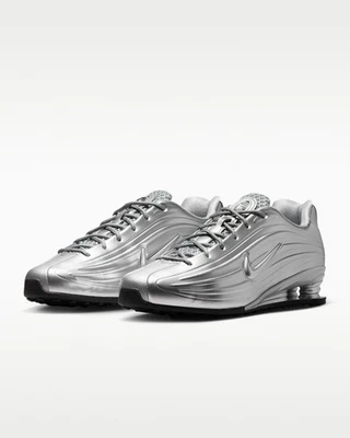 IO7843-002 Nike Femme Shox Z Métallique Argent Noir (Femme) - Photo 1/4