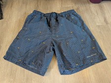 Columbia PFG Omni Shade Fishing Shorts Fish All Over Print Mens Medium