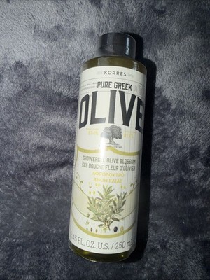 Korres Pure Greek Olive Shower Gel Olive Blossom 8.45 oz /250 ml Sealed