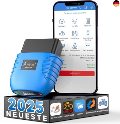 AUTOPHIX Nexlink OBD2 Bluetooth 5.0 Diagnosegerät Auto für Autos und M