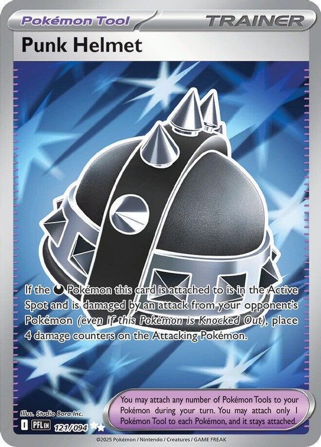 Pokemon Punk Helmet (121/146) Phantasmal Flames LP HOLO