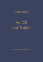 Kontrolle Und Revision Bei Automatischer Datenverarbeitung Belkum Taschenbuch