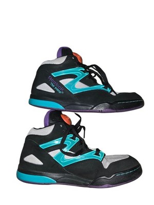 Reebok Pump Omni Lite Black Charlotte Hornets Men's Size 5 1/2