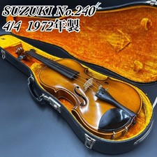 Good Condition SUZUKI Violin No.240 4/4 Full Size Made in 1972 Beginner