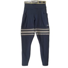 Bombshell sportswear thigh high leggings scrunch butt blue