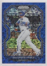 2021 Panini Prizm Tier III Blue Donut Circle 27/199 Salvador Perez #220 0lt3