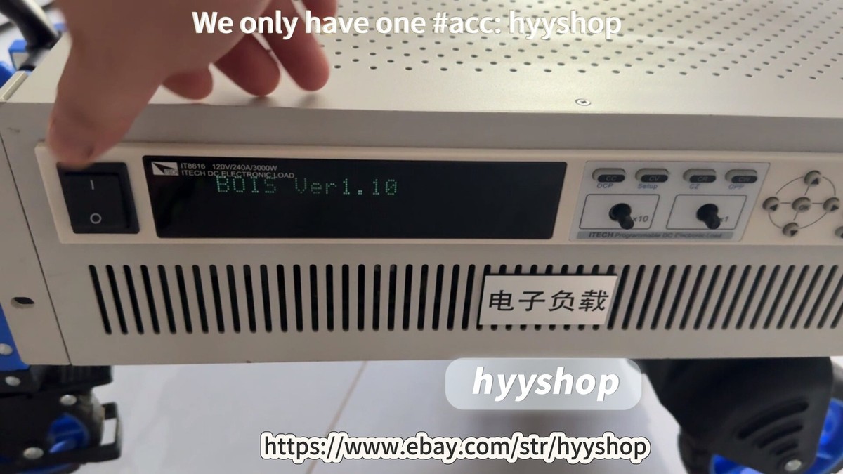 1PCS ITECH IT8816 Programmable DC Electronic Load 120V240A. 3000W