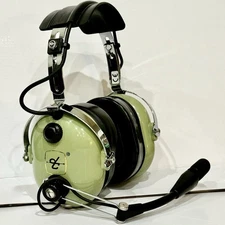 David Clark H10-60 Aviation Headset, M-7A Microphone, 5 Foot Cord, NEW CUPS/MIC