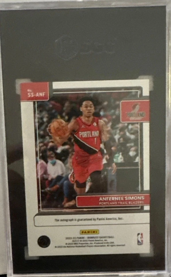 2022-23 Panini Donruss Anfernee Simmons Signature Series Autograph #SS-ANF - Image 2 of 2