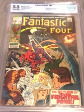 Fantastic Four #94 CBCS 5.5 RETURN OF FRIGHTFUL FOUR1 Marvel Comic 1970