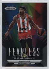 2023-24 Panini Prizm Turkish Airlines EuroLeague Fearless Isaiah Canaan #6 18ag
