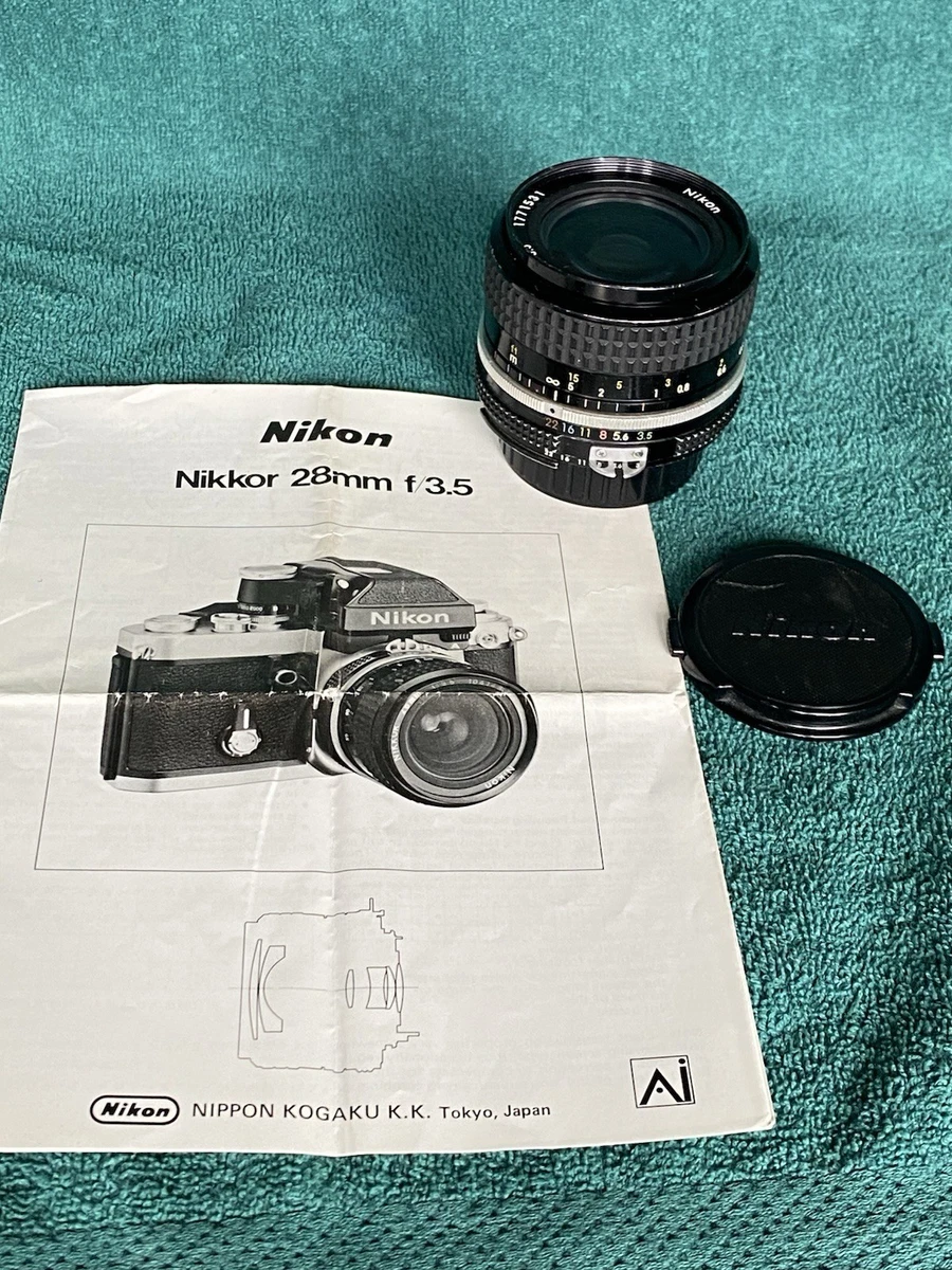 Nikon f/3.5 Camera Lenses 28mm Focal for sale | eBay