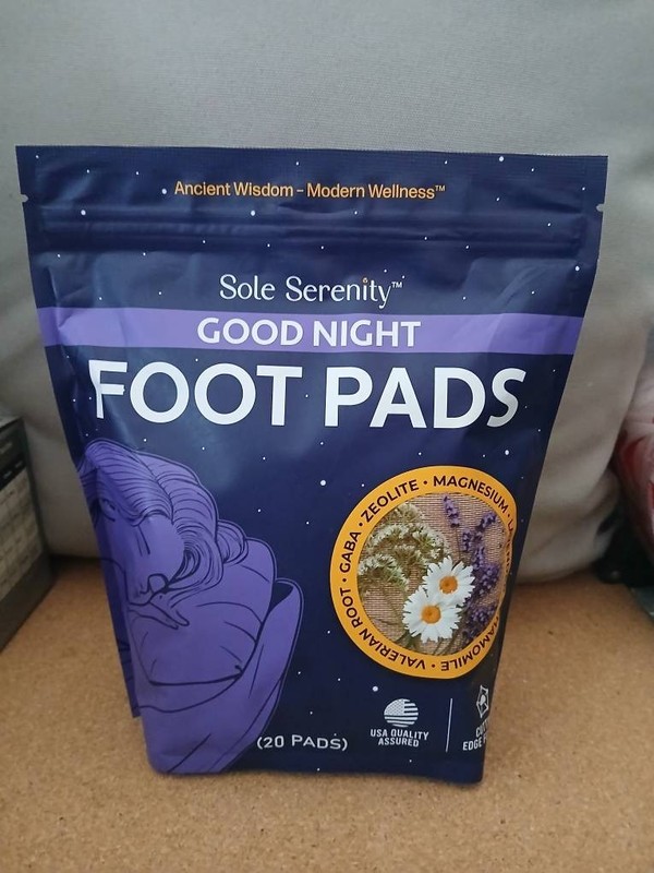 Sole Serenity Detox Foot Pads – Zeolite & Ashwagandha | Good Night, Cleansing, S