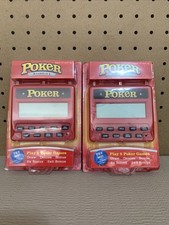 2-RecZone Poker 5 Games in 1 Handheld Model CP2076 New In Box Bundle For 2