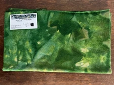 Jan's Primitive Rug Hooking Applique Wool Fabric 13.25" x 32" Yellow Green Dyed