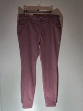 Time and Tru Women's High Rise Jeggings, 29" Inseam, Size XL (16-18) Slim Leg